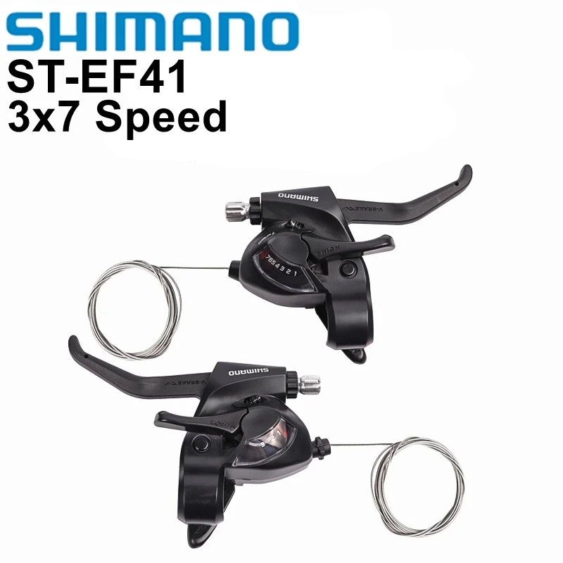 Shimano ST-EF41 Bike Shift/Brake Lever 3x7 Speed RD-TZ500 Bike