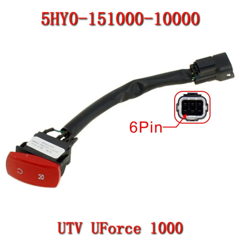 

Original 6Pin Stop Switch 5HY0-151000-10000 For CF Moto UTV Accessories 2021 CF1000UTR-3 UForce 1000 motorcyle part