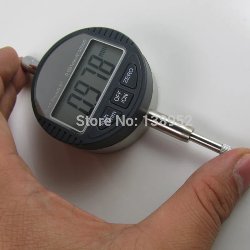 High quaity 12.7mm 25.4mm Micron digital indicator electronic indicator 0-12.7mm 25.4mm 0.001mm  0.01mm reading measuring gauge