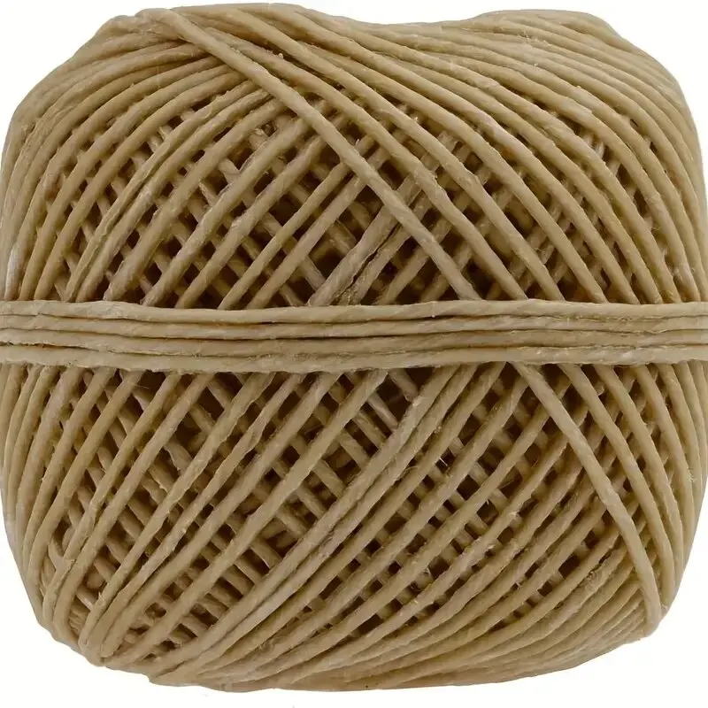 1pc, Hemp Wick(210 FT, 1.2mm) , Hemp Wick Well Coated Natural Beeswax For Hemp Wick Lighter Or Candle Making, Slow Burn, No Drip