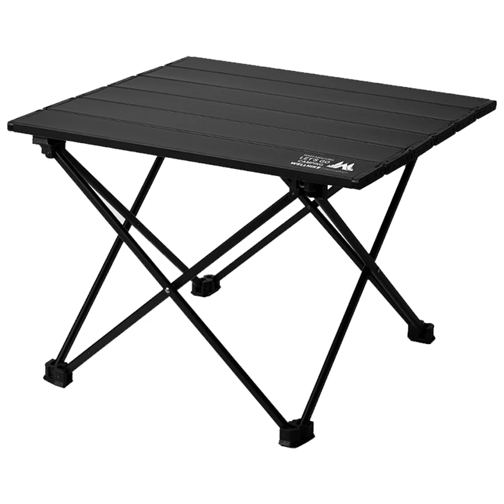 Aluminum Alloy Portable Foldable Table Ultralight Collapsible Table Lightweight Camping Desk for Garden Party Picnic BBQ