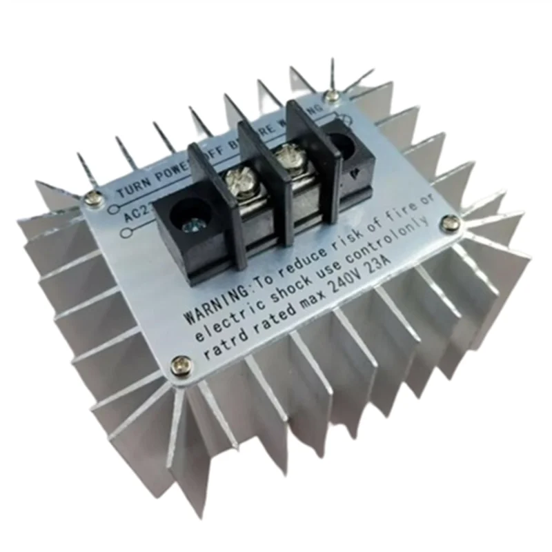 1pcs AC 220V 5000W SCR Voltage Regulator Controller LED Dimming Dimmers Thermostat 5000W Motor Speed Controller 220V