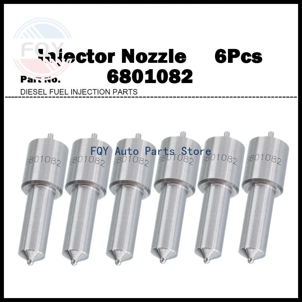 

6X Высококачественные запчасти для Ford ​ Форсунка топливная 5610 6410 6500 6610 7610 7710 6801082 2645A611