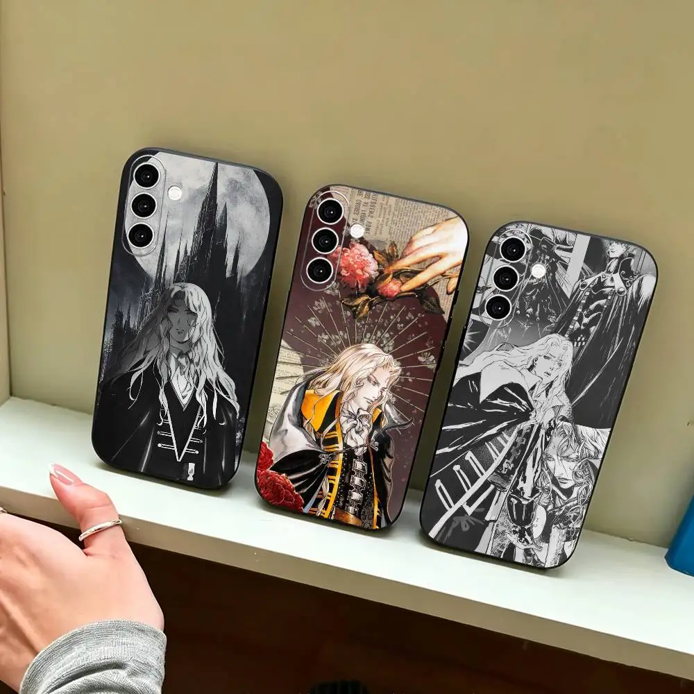 Game C-Castlevania Alucard  Phone Case For Samsung Galaxy A73,A72,A71,A70,A53,A52,A51,Others Soft Black Cover