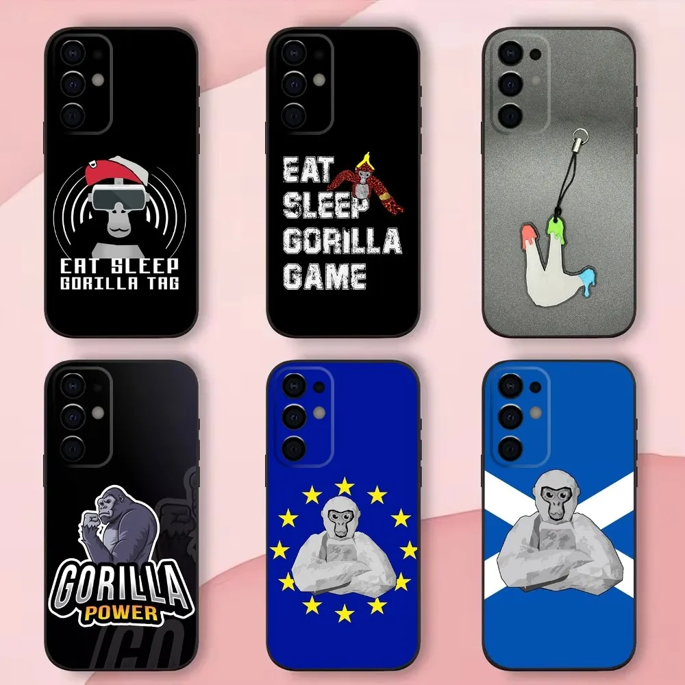 

Monkey G-Gorilla TagS Game Phone Case For Samsung S24,S21,S22,S23,S30,Ultra,S20,Plus,Fe,Lite,Note,10,9,5G Black Soft Shell