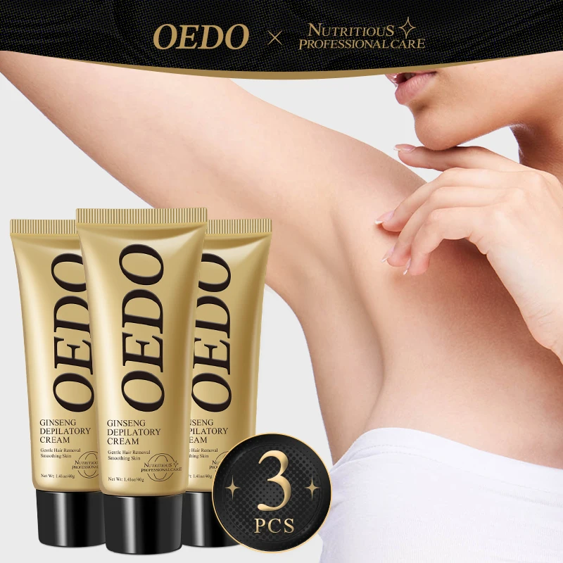 3pcs/lot Ginseng Body Hair Removal Cream for Men and Women Hand Leg Hair Loss Depilatory Cream Removal Armpit Hair Care