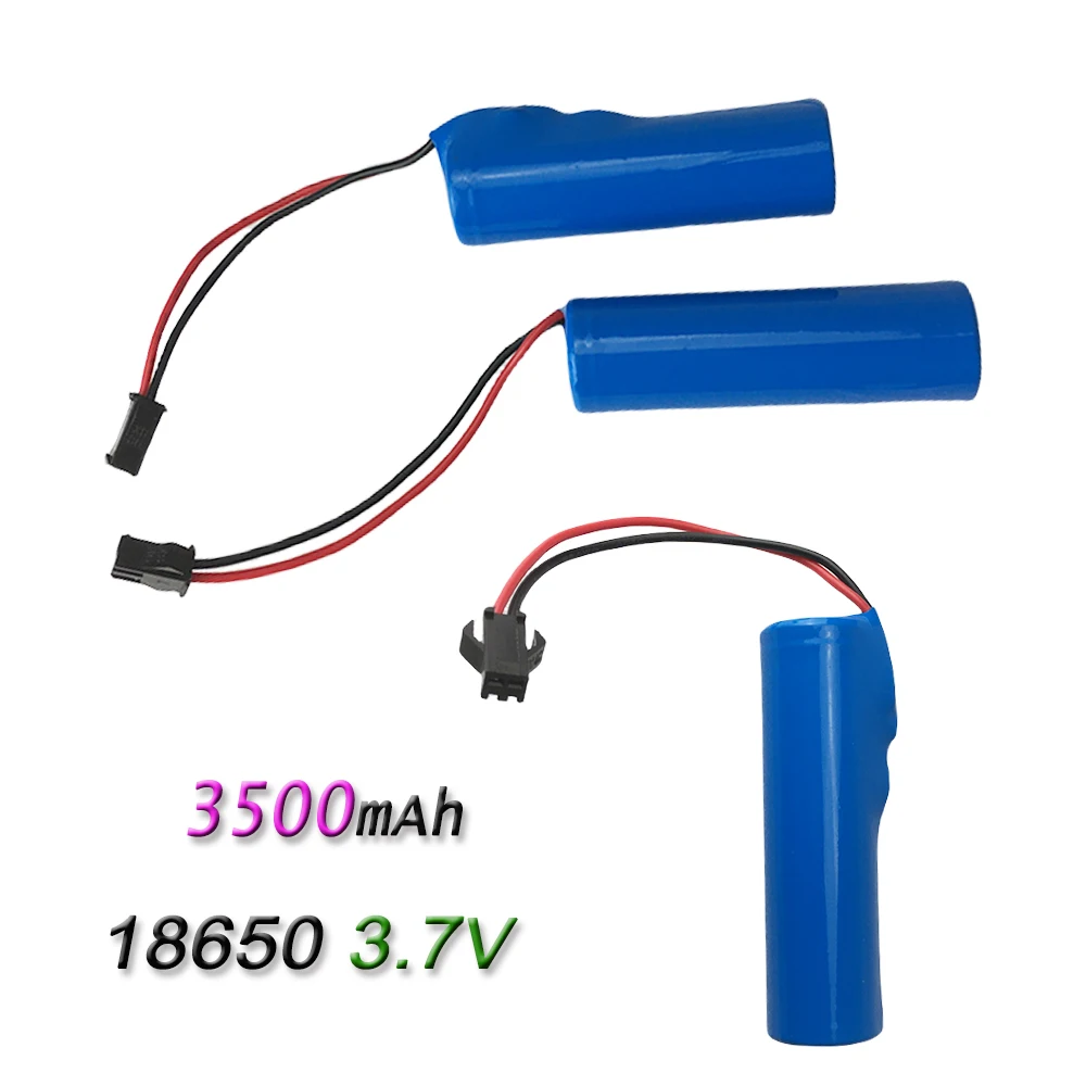 18650 3.7V 3500mAh  Li-ion Battery For RC Car Q70 Q85 helicopter Airplanes car Boat Gun Toy 18650 3.7v battery SM plug