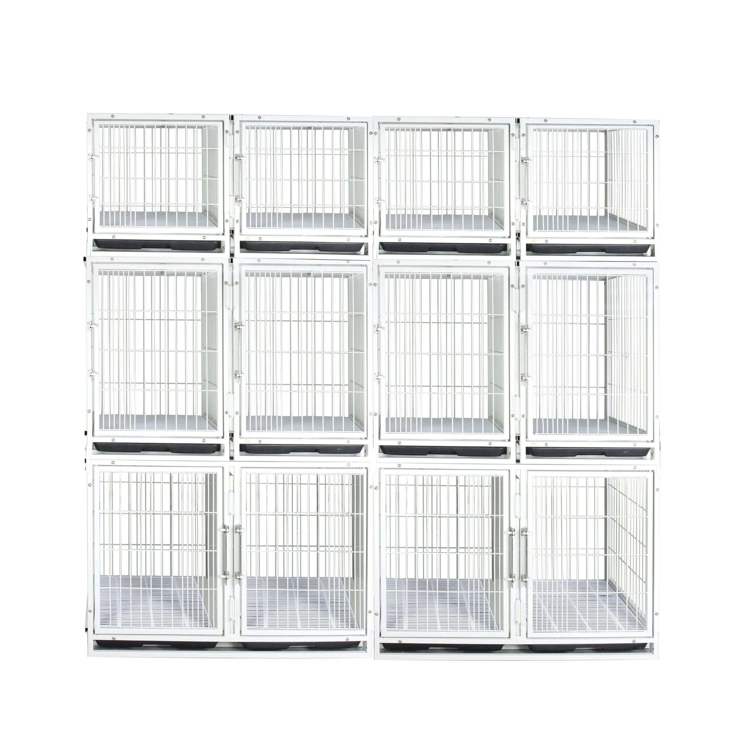 

Kennel Animal Clinic Puppy Show Foldable Wire Construction Modular Cat Cages Crates Powder Coated Pet Dog Cages