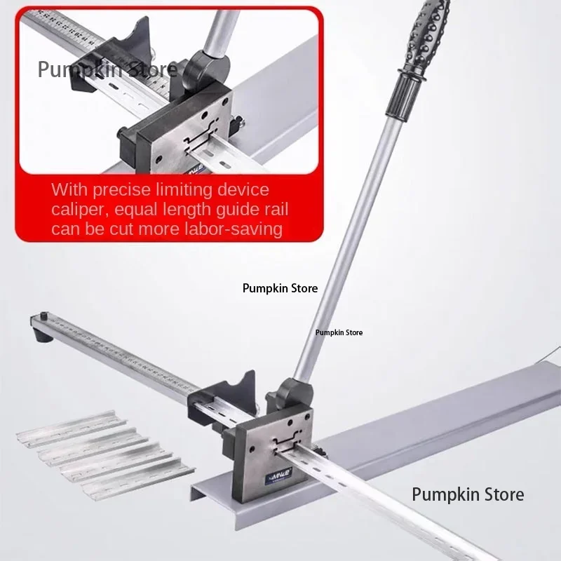 

C45 Multifuntional Din Rail Cutter Din Rail Cutting Tool Easy Cut With Measure Gauge Double wire guide cutting machine