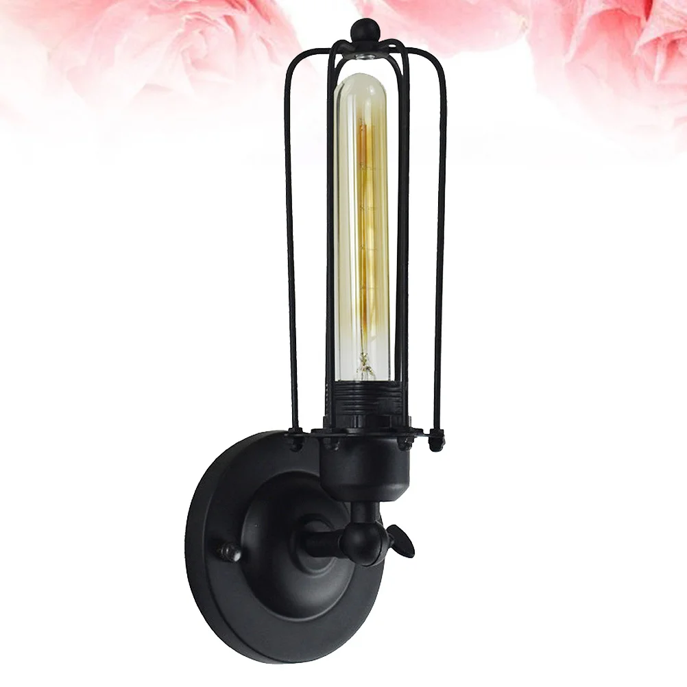 

1Pcs Iron Art Retro Wall Lamp Vintage Lighting Fixture for Bedroom Porch Corridor Living Room Indoor Atmosphere Light