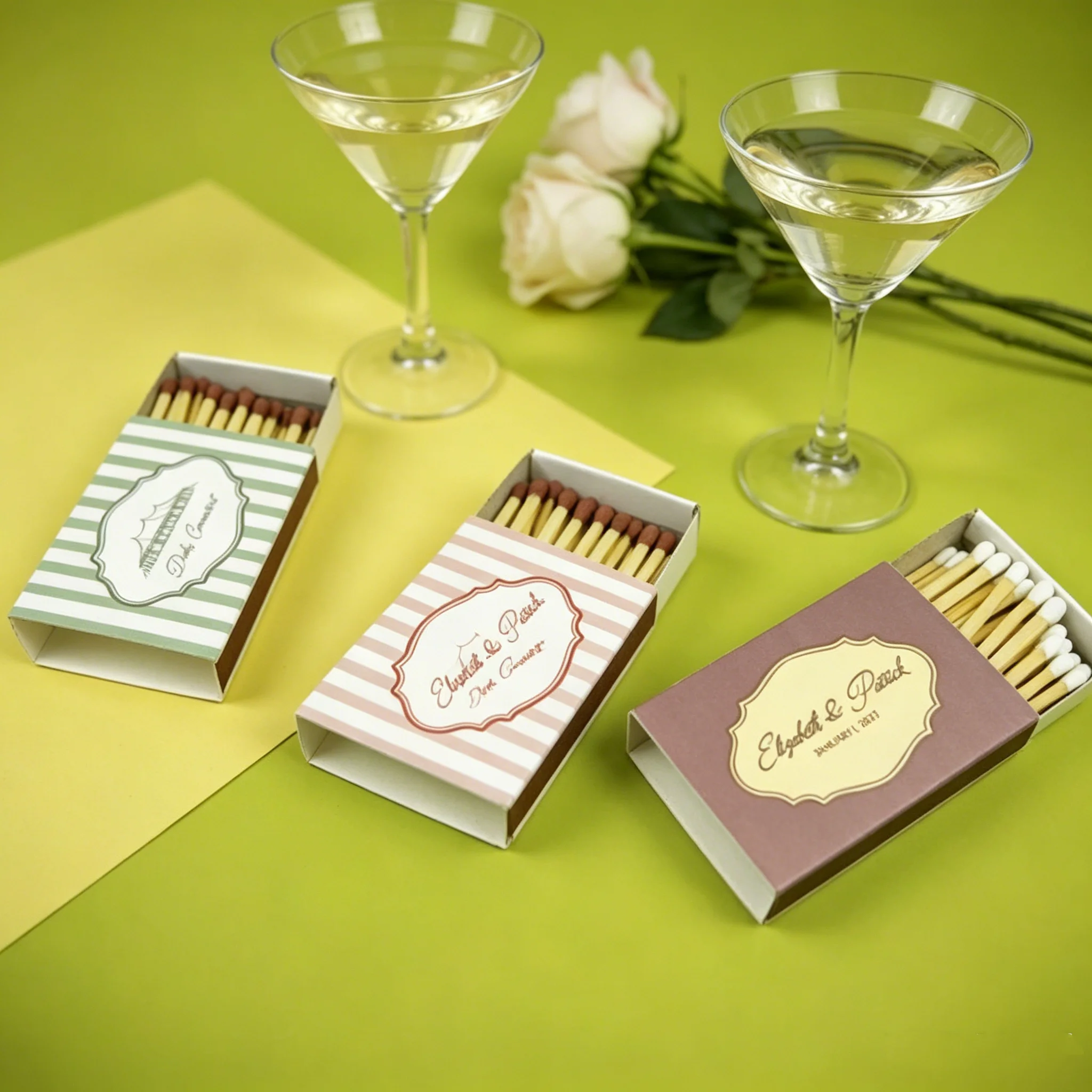 

Wedding matches - Venue sketch design - Souvenirs for Guests - house sketch - wedding matches - Custom matchbook - custom matchb