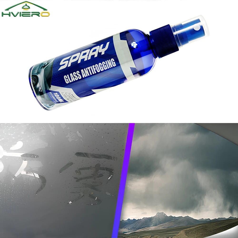 100 مللي نافذة السيارة البصر طلاء رذاذ منظف الزجاج مقاوم للماء غير نافذ للمطر مكافحة الضباب وكيل طارد المياه اكسسوارات السيارات الزجاج الأمامي #1