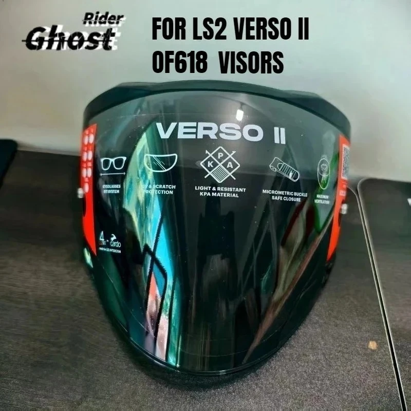 For LS2 Motorcycle Half Helmet OF618 Original Lens Black Lens Color Visors for LS2 AIRFLOW II Helmet Accessories