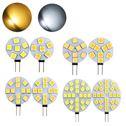 10Pcs G4 Dc12V Led Light Bulbs Lamps Home Cool Warm White Room 1W 5W Chip Spotlight Energy-Saving 5050/Smd Replace Halogen Bulb