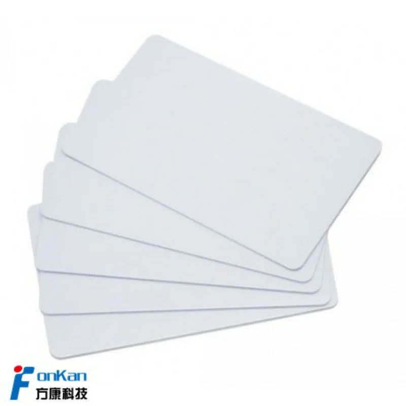 100pcs a lot ISO181000-6C Passive UHF RFID Standard White Transponder Card 840-960MHz with U7 Chip