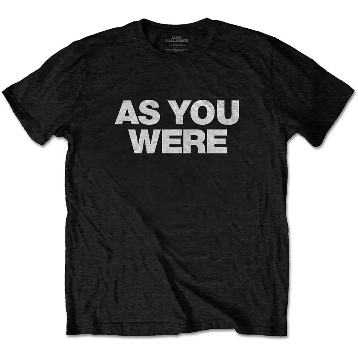 Liam Gallagher As You Were Official T Shirt Mens