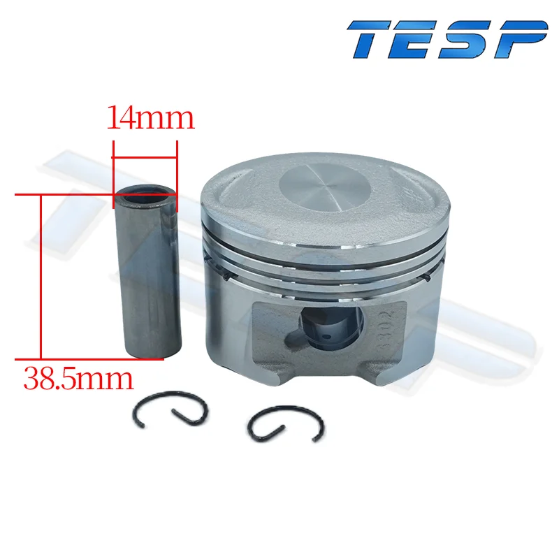 دراجة نارية مجموعة كبّاس 56.5 مللي متر تتحمل 14 مللي متر دبوس ل Haojue سوزوكي HJ125-8 HJ125 EN125 125cc محرك المكبس الجمعية مع حلقات