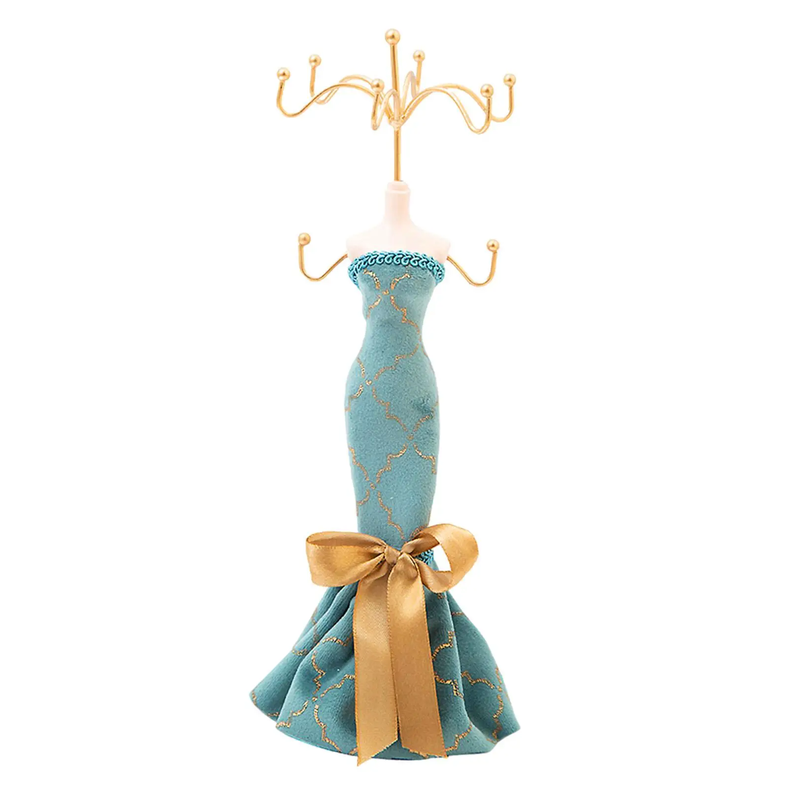 Jewelry Display Stand Organizer Resin Lady Figure Mannequin Holder for Necklaces Rings Earrings Bracelets Room Accessories