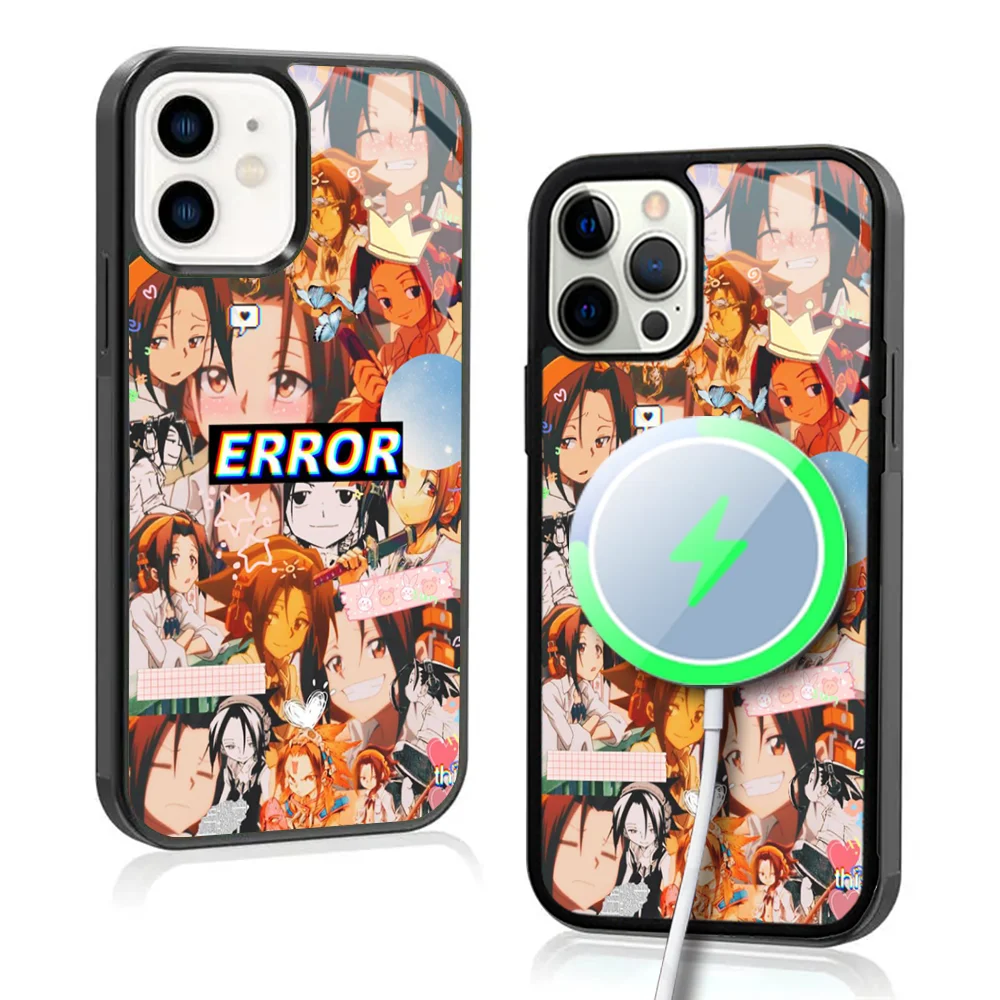 Anime Shaman King Phone Case For IPhone 16 15 Pro Max Case 14 Plus 13 12 11 Magesafe Magnetic Wireless Charge Cover