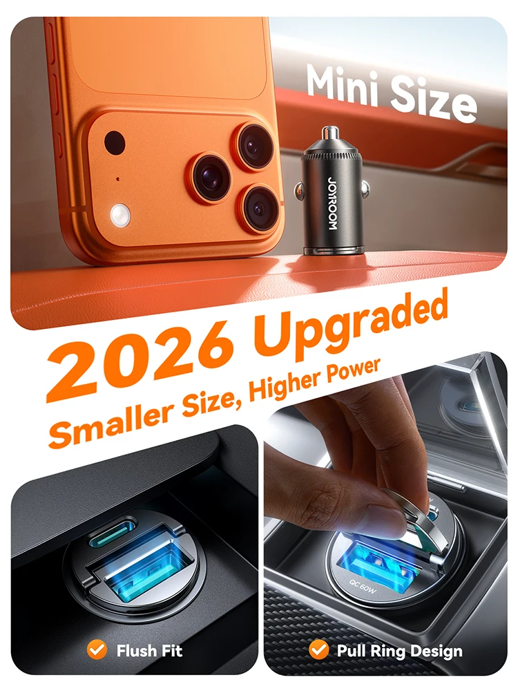 Joyroom 125W Mini Car Charger Fast Charging