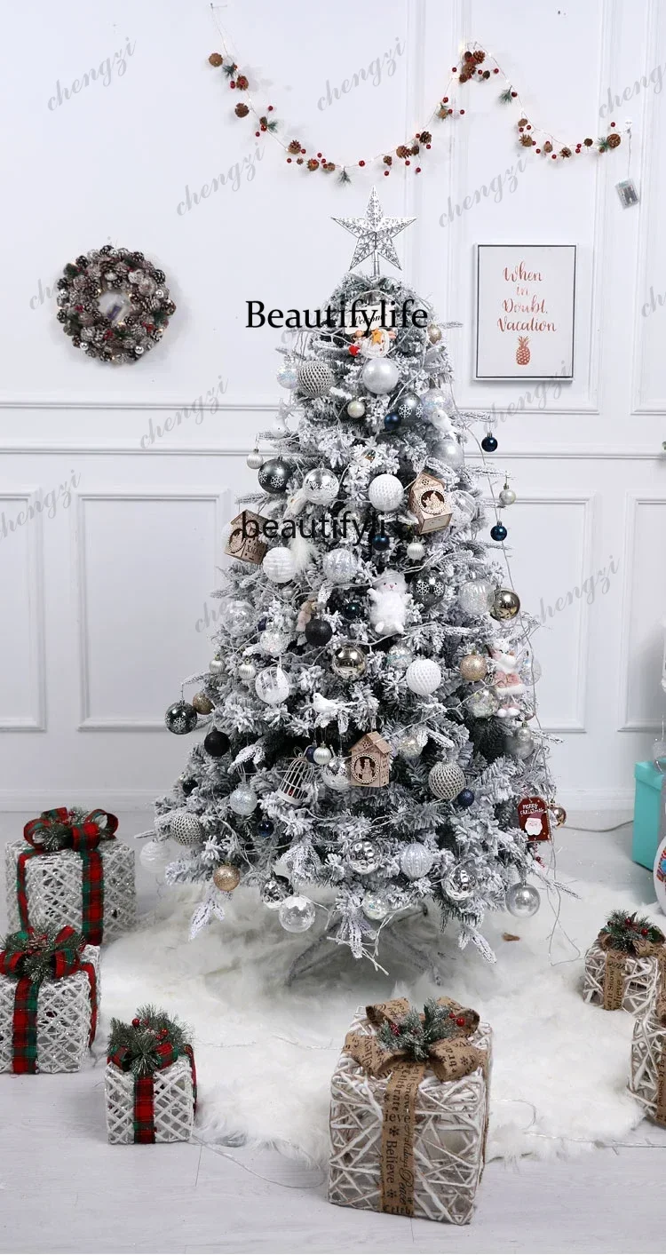 A29  Household Christmas tree encryption luminous package Christmas decoration large ornament shopping mall window ornament
