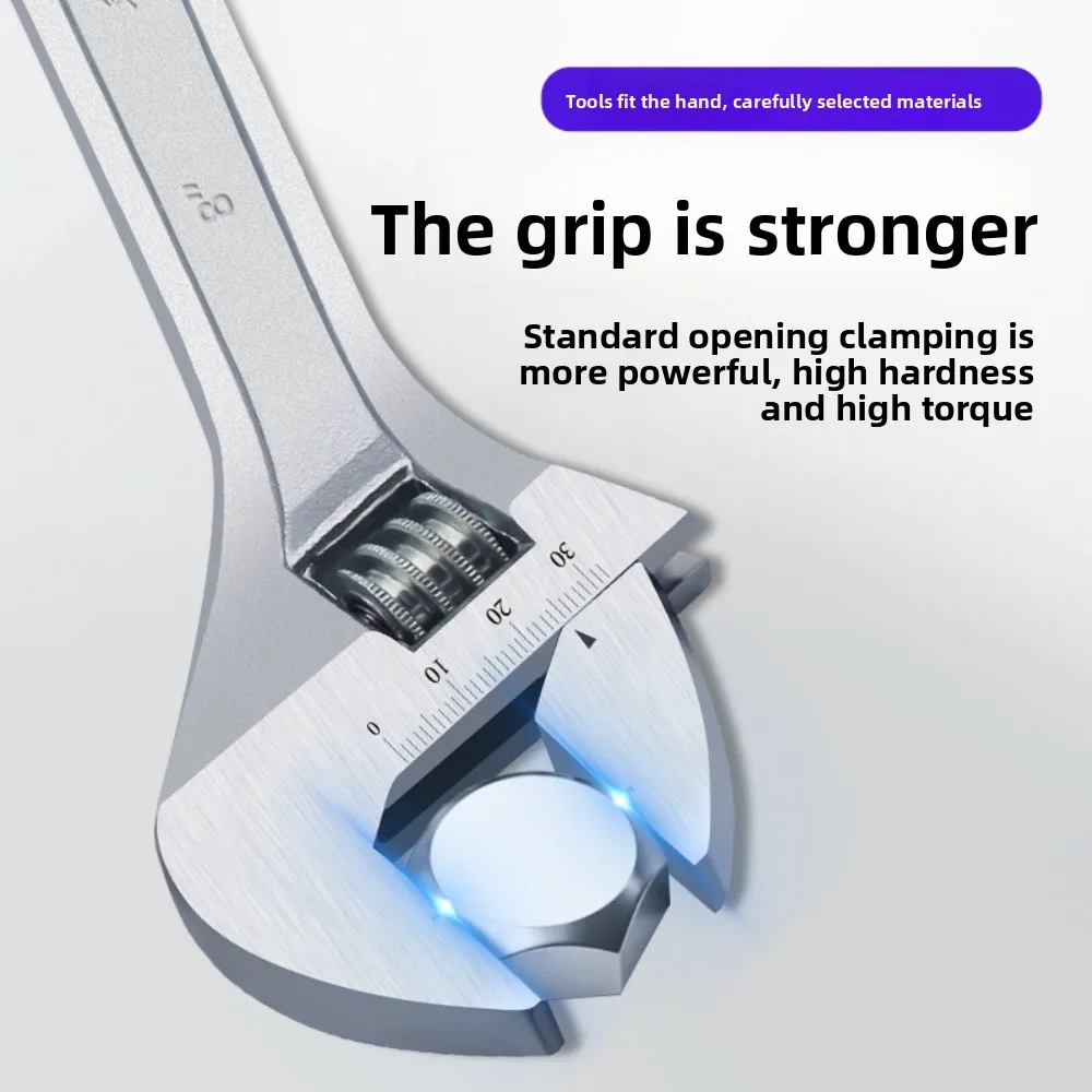 

12 inch movable wrench industrial grade 10 movable wrench 8 movable wrench