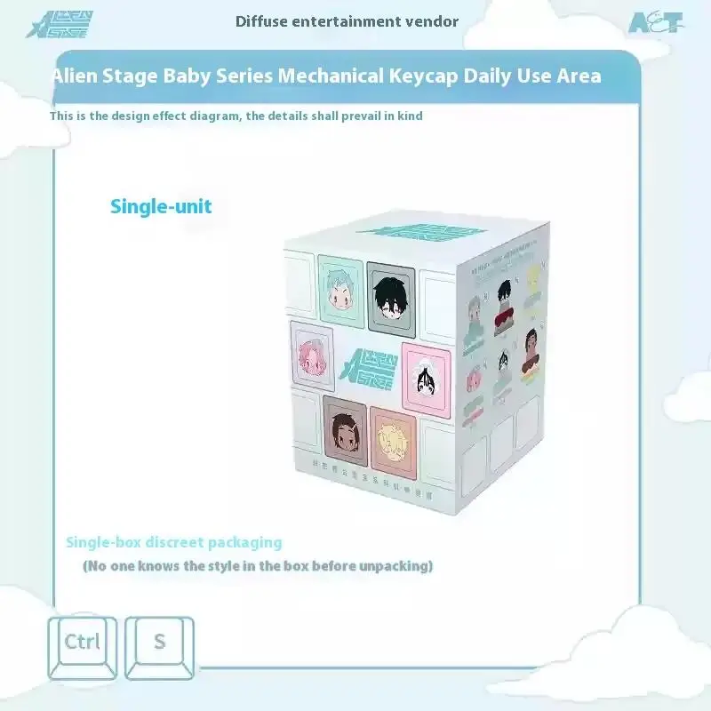 【Auf Lager】Echte Alien Stage Sunny Doll Series Blind Box Mechanische Tastenkappen Niedliche Ivan Luka Mizi bis Spielzeuggeschenk Halloweentrend