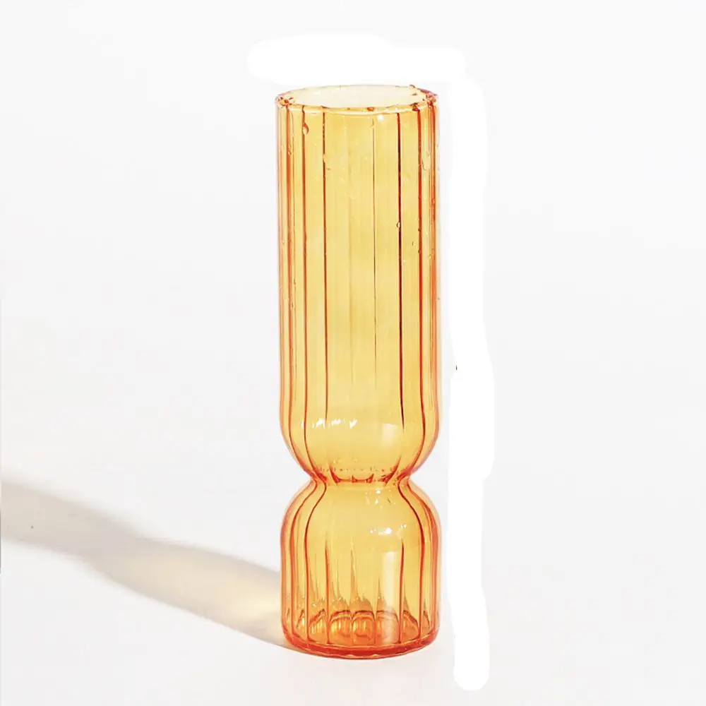 Transparent INS Living Room Flower Decoration Hydroponic Plant Glass Bottle Flower Vase Table Decor Glass Vase Home Decoration