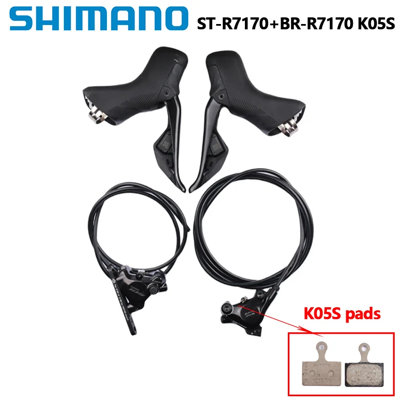 Shimano Di2 105 R7100 ST-R7170 BR-R7170 Hydraulische Scheibenbremse Dual Control Hebel 2x12s Rechts Links R7170 Bremse Für Rennrad – Detail 4