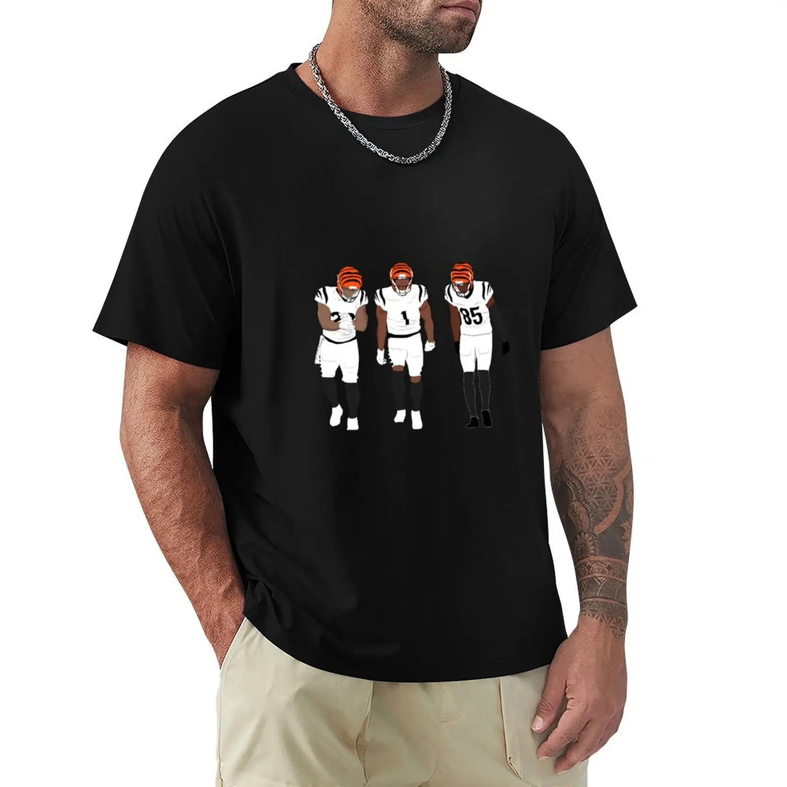 Griddy (mixon, Chase, Higgins) T-Shirt shirts graphic graphics quick-drying black t-shirts for men