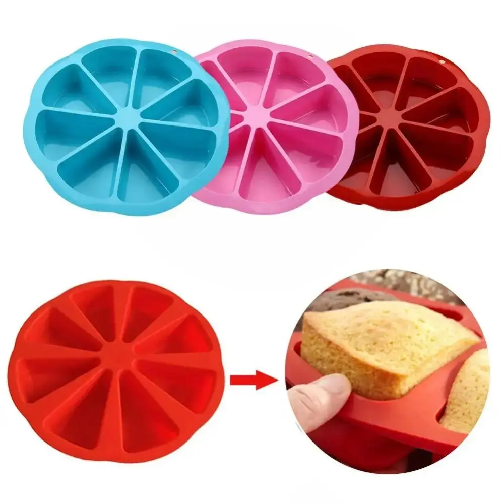 

Creative Silicone Cake Mold DIY Non-Stick Triangle Baking Mold Large Capacity Heat Resistant Cake Baking Mold Kitchen Bakeware