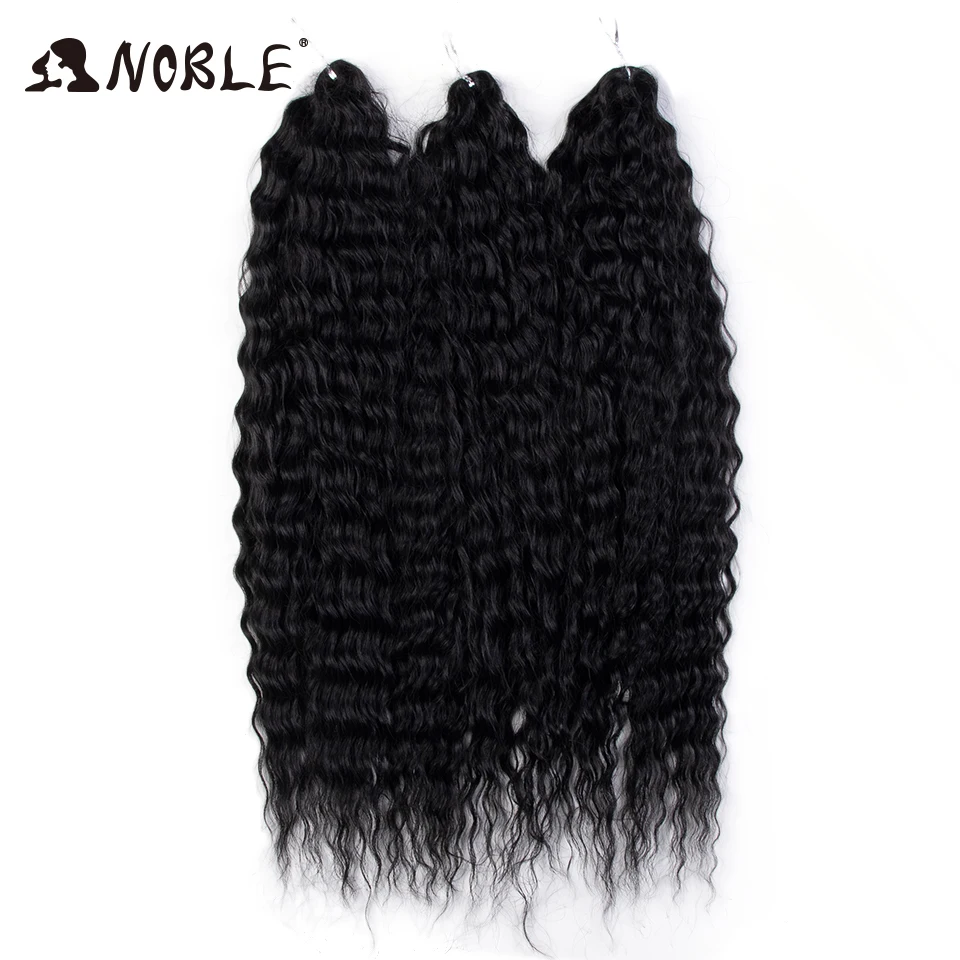 Edles Lockenhaar, Wasserwellen-Twist-Haare, Ombre-Blond, 25 Zoll, synthetisches Flechthaar, tiefe Wellen, Haarverlängerung zum Flechten – Detail 3