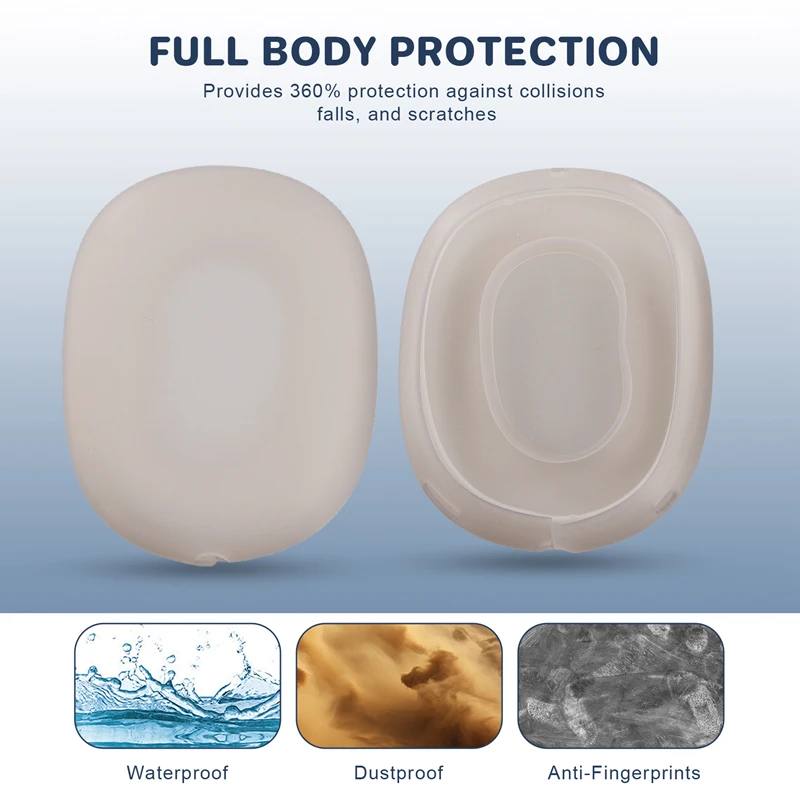 Estojo protetor para Apple Max Fones De Ouvido, tampa De Substituição Do Fone De Ouvido, acessórios Do Fone De Ouvido