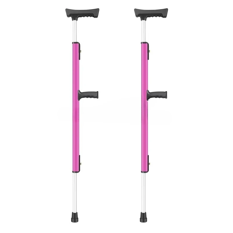 Travel Helper Outdoor Aluminum Alloy Cane Adjustable Elderly Disabled Cane Hiking Cane