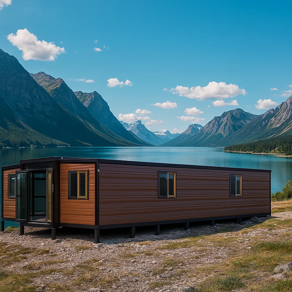 Ventana pequeña personalizada, casa familiar Frp, marco de 20 pies, contenedor de envío prefabricado sobre el suelo, piscina al aire libre de fibra de vidrio