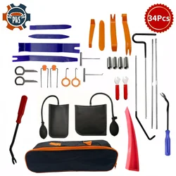 Car Wedge Pump Locksmith Thickened Door Repair Air Cushion Emergency Open Unlock Tool Kits With Long Reach Grabber