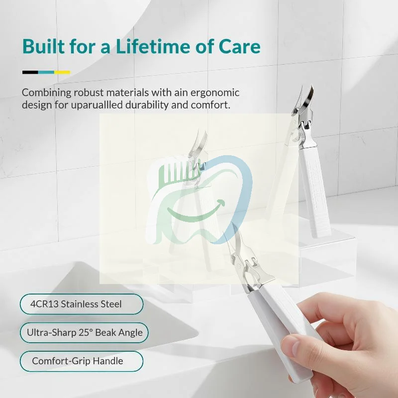Nail Clippers 3 Pcs Heavy Duty Stainless Steel Rust Resistant Anti Slip Grip High Precision Safe Nail Cutters for Daily Use
