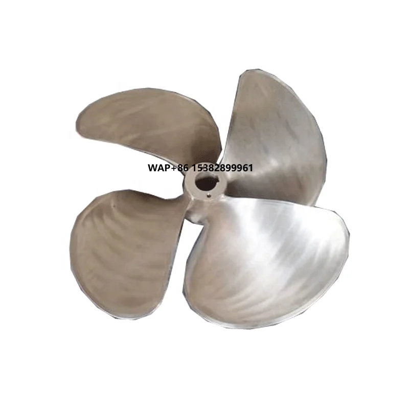 

High Speed Fixed Pitch Marine 4 Bladed Brass Propeller