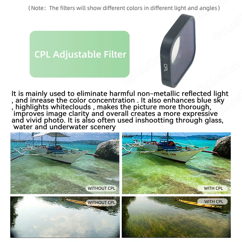 For GoPro Hero 12 11 Filter ND 8 ND16 ND32 UV CPL Lens Filter Protective for GoPro 10 9 ND Action Camera Filters Set Accessories