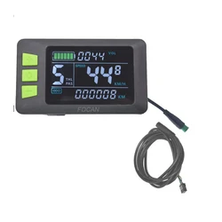New type Waterproof LCD Colorful Display with USB port For Electric Bicycle Bike Scooter Brushless Drive Controller
