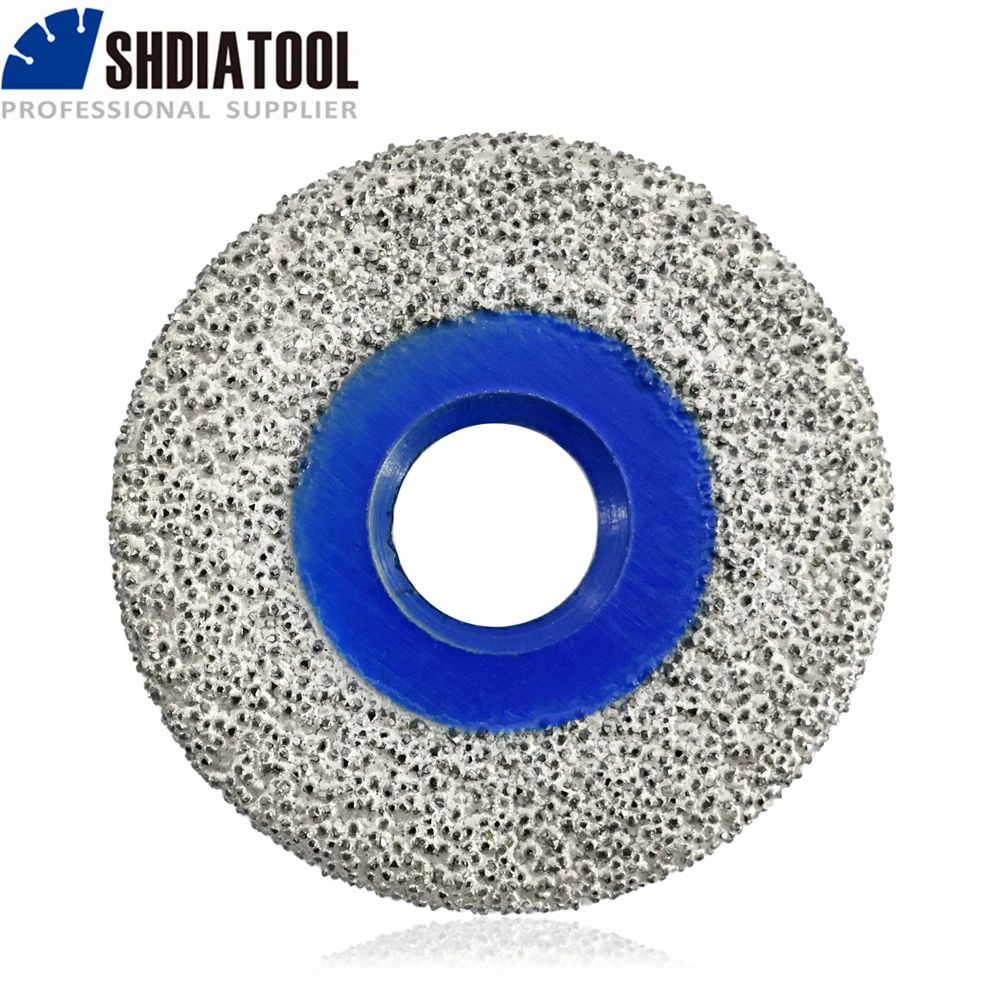 SHDIATOOL 2pcs Diamante Vacuum Brazed Gravura Corte Moagem Roda Saw Blade Azulejo De Cerâmica Mármore Concreto Removível 6mm Shank