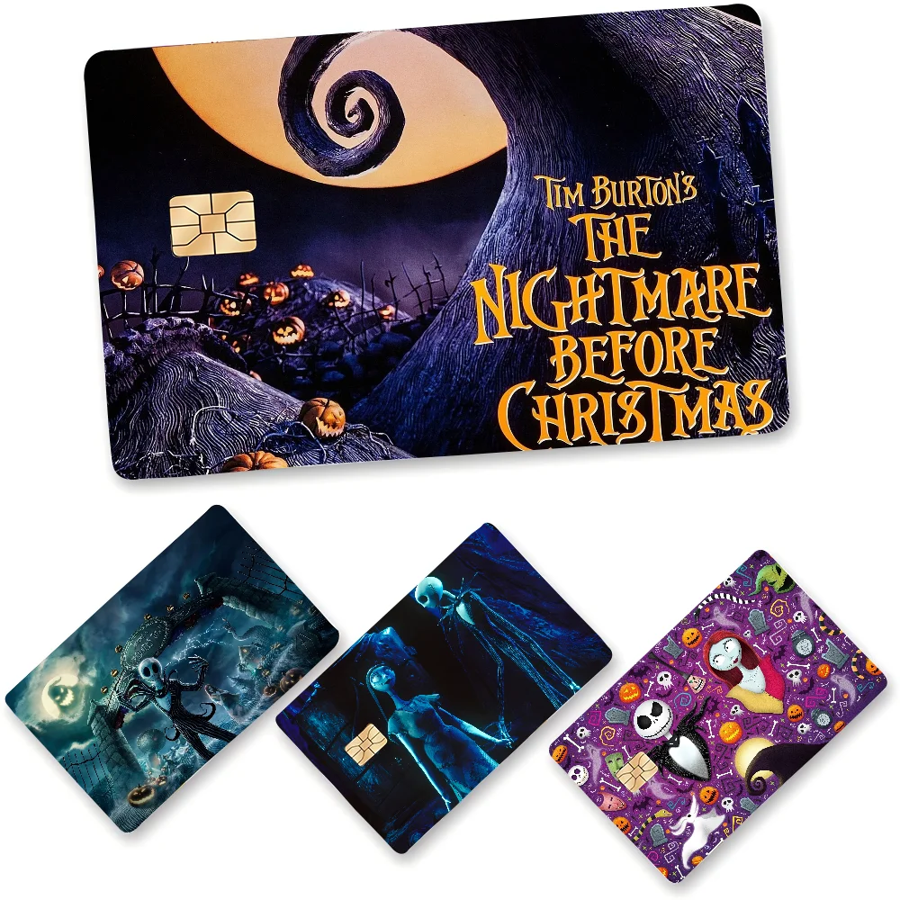 The N-Nightmare B-Before C-Christmas Game Anime Sticker Film Skin Cover Case Small Large No Chip Debit Credit Card Front Side