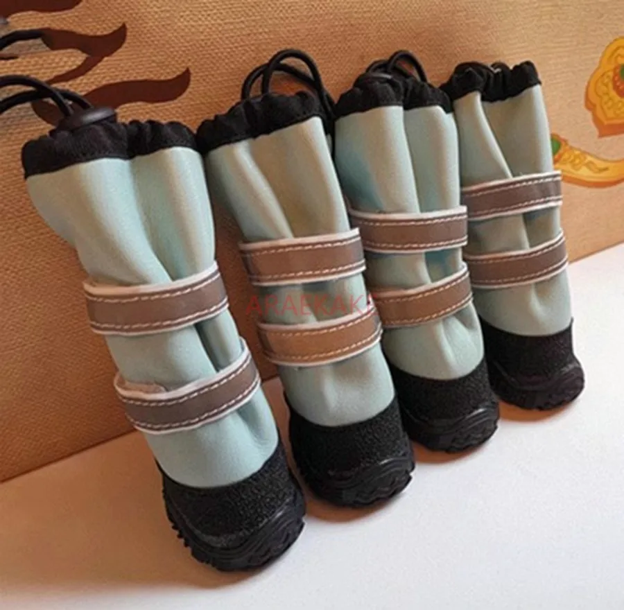 Tall Dog Pet Shoes Teddy VIP Schnauzer Dog Waterproof, Anti slip, and Anti fall Casual Shoes Boots for All Seasons