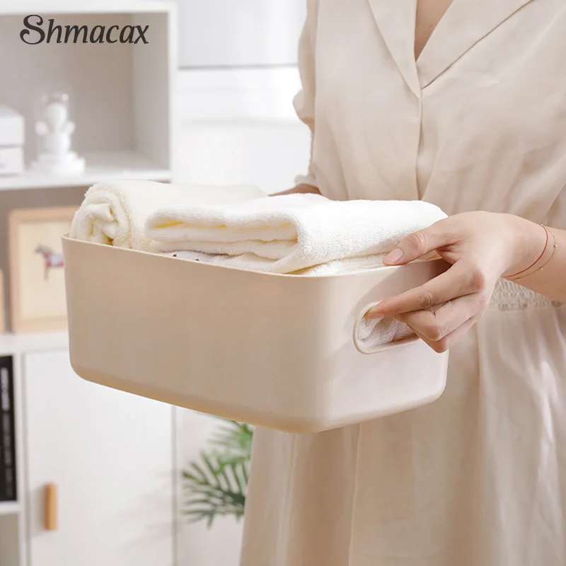 Storage Basket Rectangular Storage Boxes Portable Storage Basket Suitable For Kitchen, Bedroom, Office