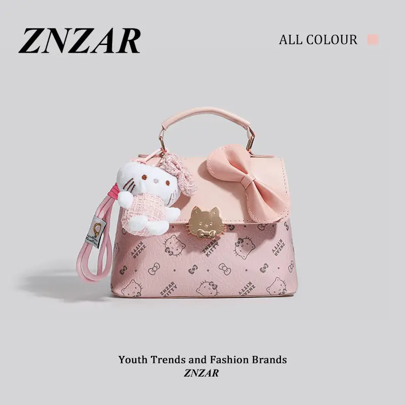 

ZNZAR2025 new high-end feeling small bag for women, light luxury, niche design, fashionable and cute single shoulder crossbody b