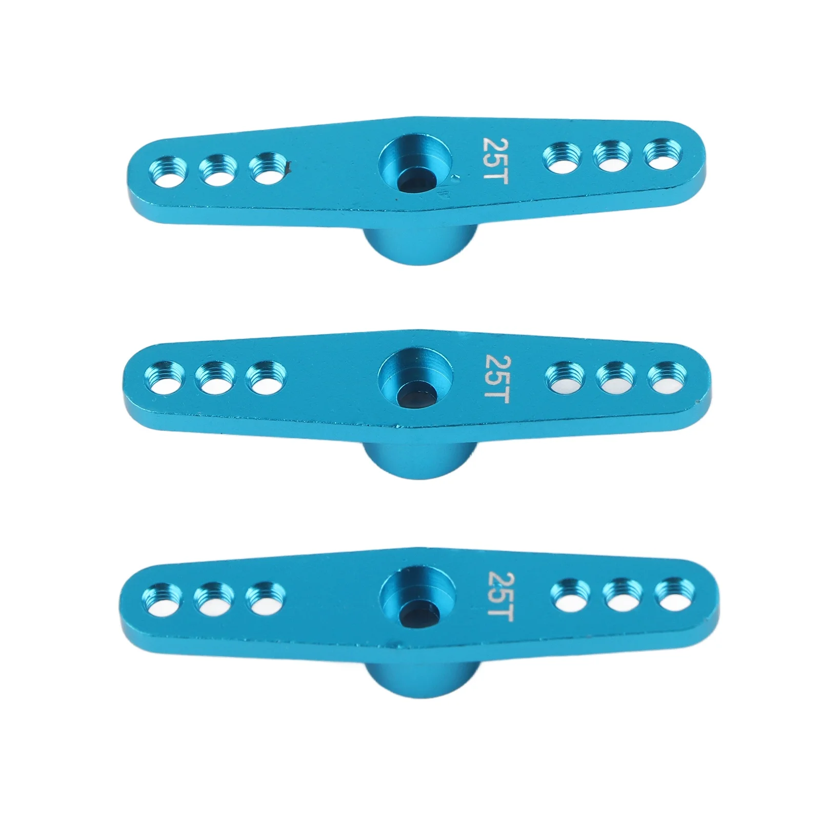 3Pcs 25T Aluminum Alloy RC Servo Arm Horn Long Type for 1/10 Remote Control Car Upgrade Part