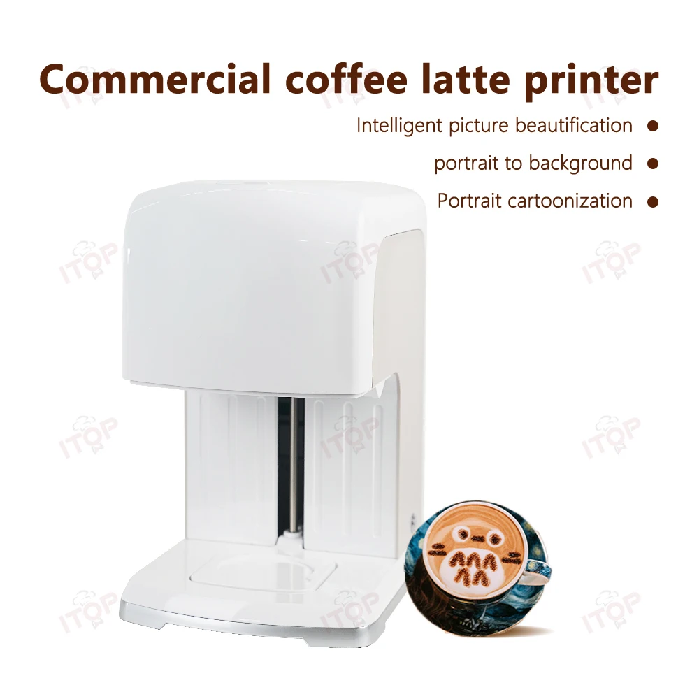 STLF JW 식품 등급 커피 라떼 아트 프린터 셀피 커피 프린터 기계