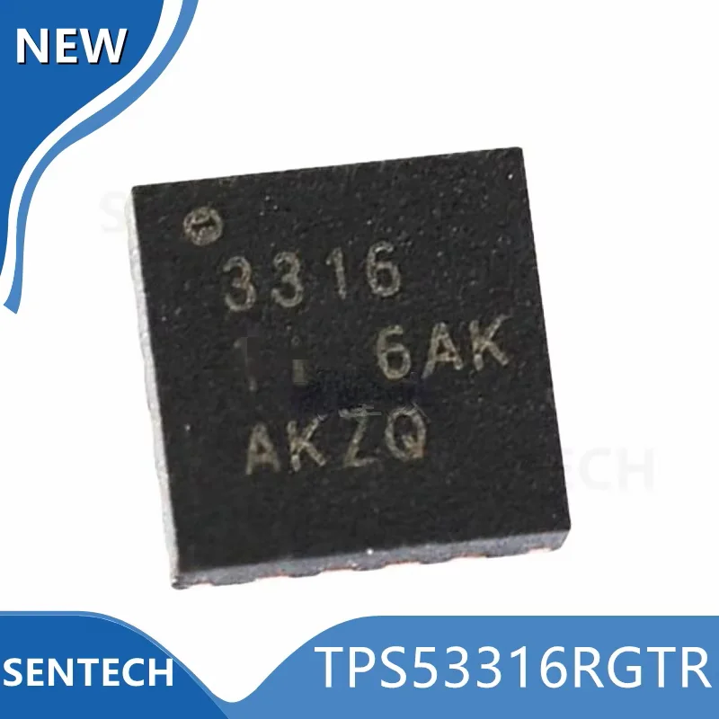 20Pcs/Lot New Original TPS53316RGTR QFN-16（3316）Depressing pressure adjustable DC-DC power chip