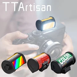 TTArtisan Video Light BI RGB Fill Light Magnetic Mount Reteo Film Style Super Mini LED Light 3000/4500/6000K 0.5W 300mAh TT