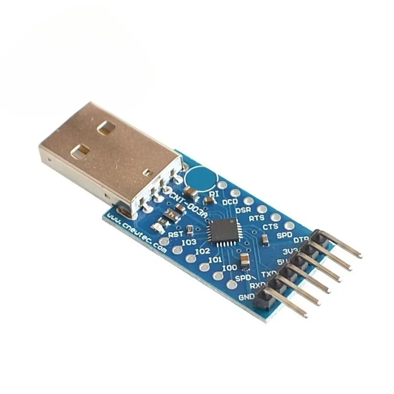 USB 2.0 para conversor serial TTL com cabos Dupont, substituição CP2102, Módulo UART 6Pin, CP2104, STC, PRGMR